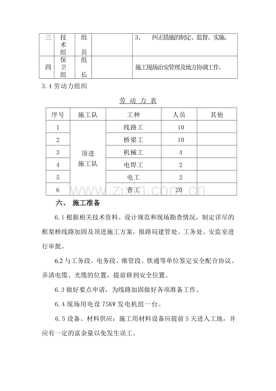 钢筋混凝土框架桥线路顶进施工方案.docx_第3页