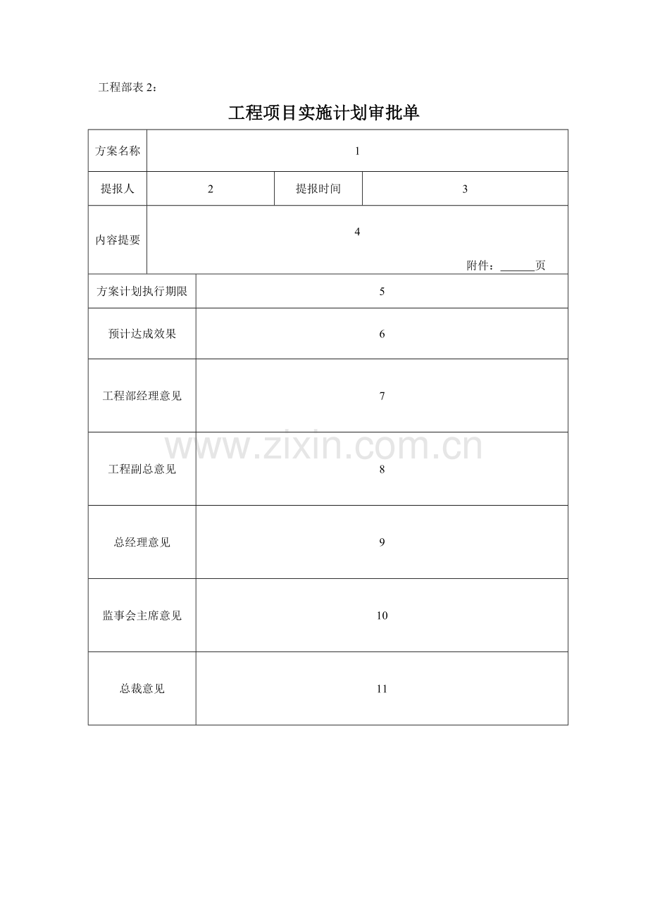 工程部所用全部表单.doc_第2页