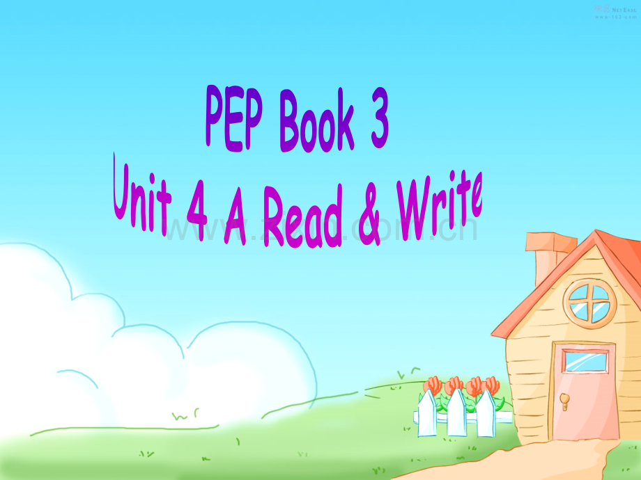 人教版小学四年级英语上册Unit4Areadandwrite.pptx_第1页