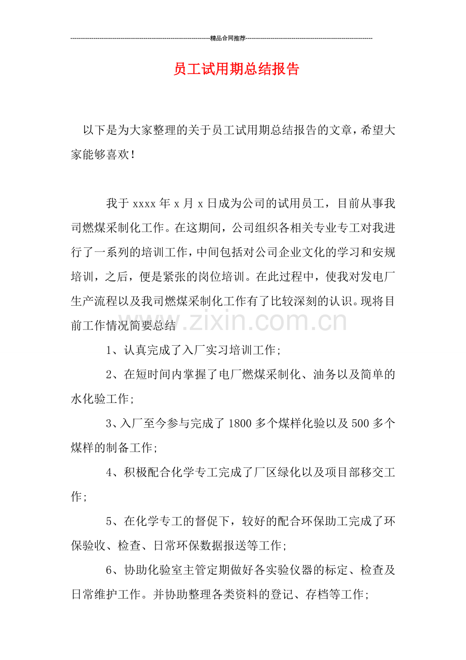 员工试用期总结报告.doc_第1页