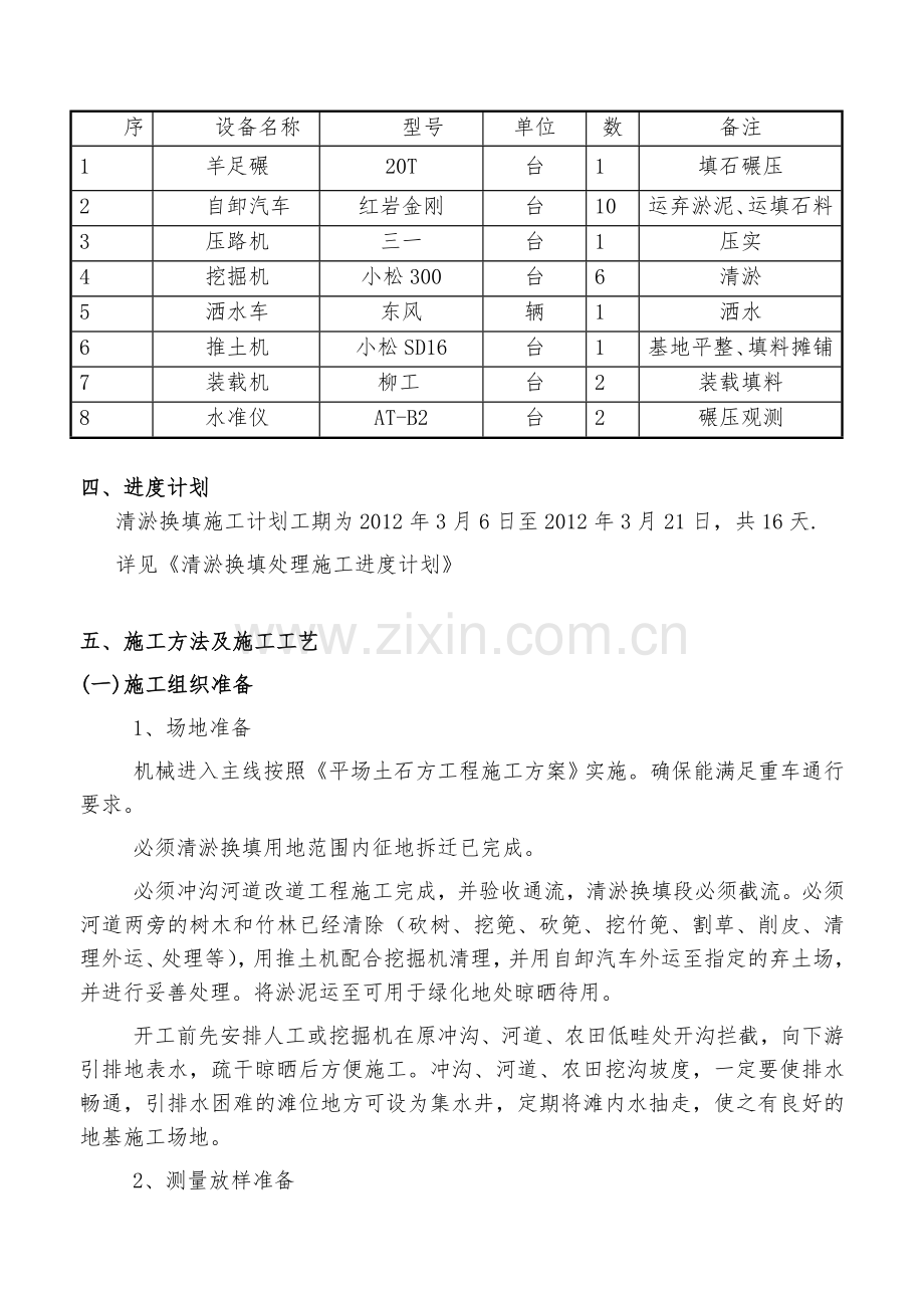 冲沟、河道清淤换填处理施工方案.docx_第3页