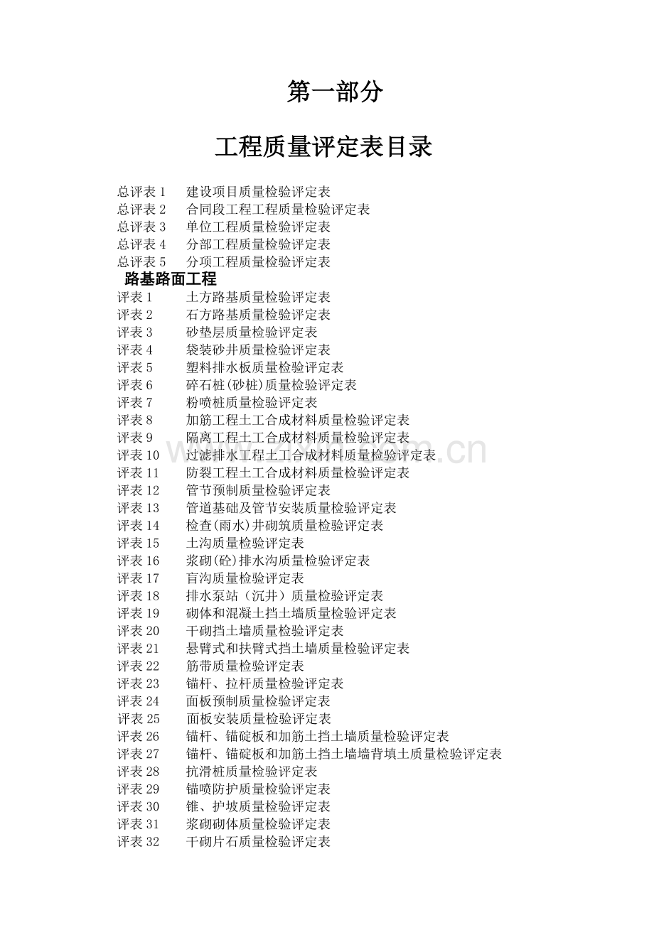 公路工程施工表格第一册.docx_第2页