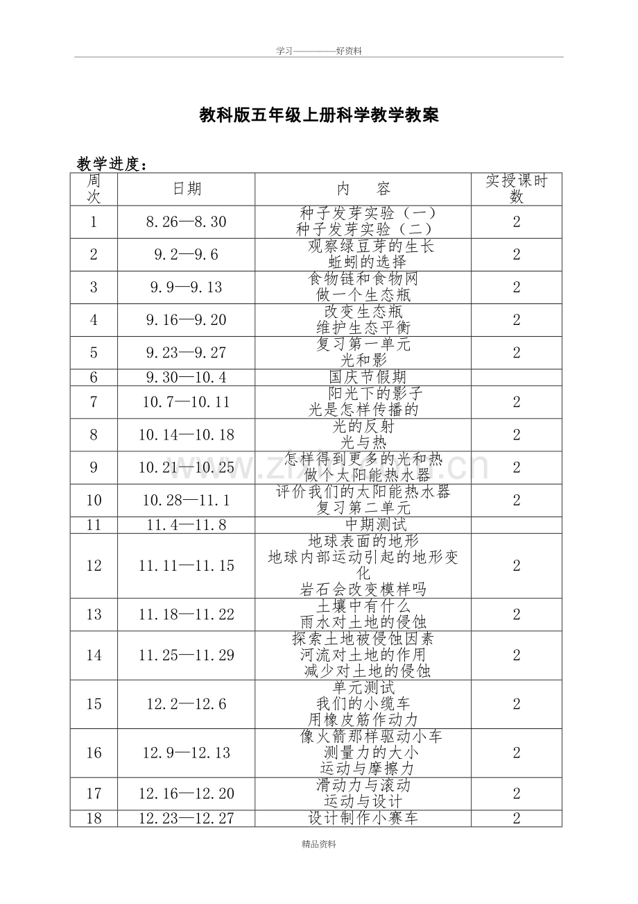 五年级科学上册教案知识讲解.doc_第2页