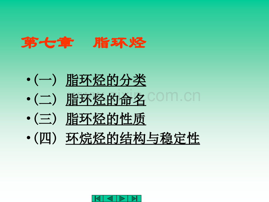 中医药大学有机化学JC整理脂环烃.pptx_第1页