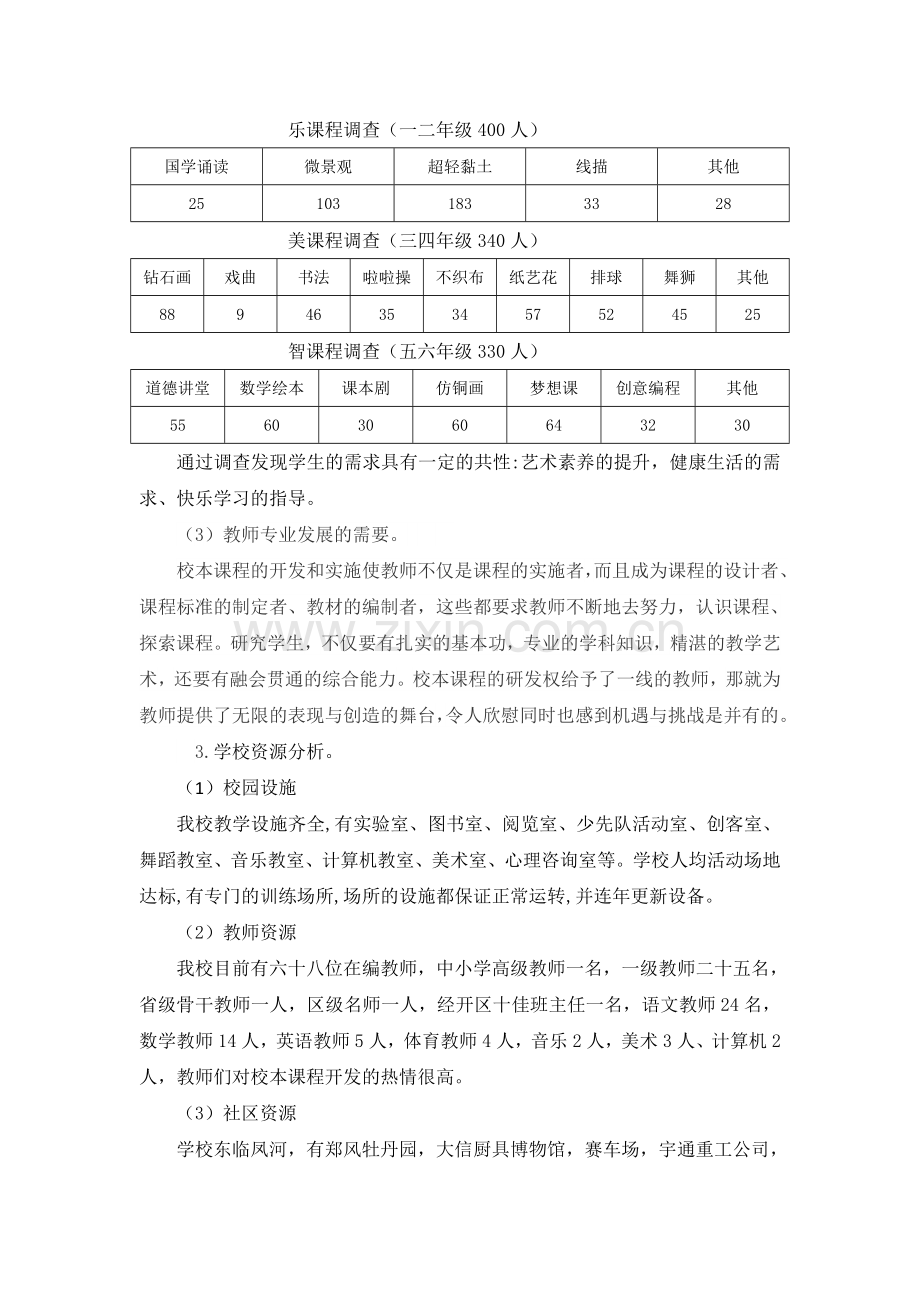 经开区锦程小学校本课程规划方案.doc_第2页