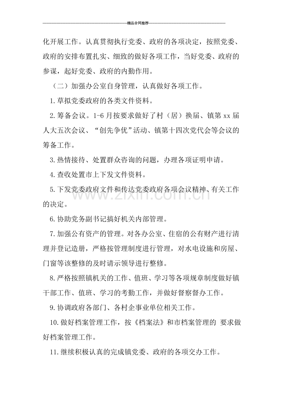 乡镇党政办公室工作总结报告.doc_第2页