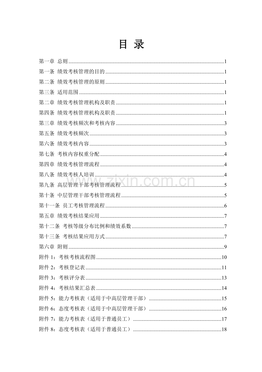 员工绩效考核管理办法范本分析.doc_第2页