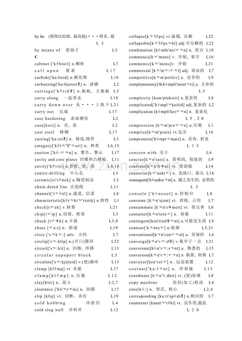 词汇模具机械英语词汇.doc_第2页