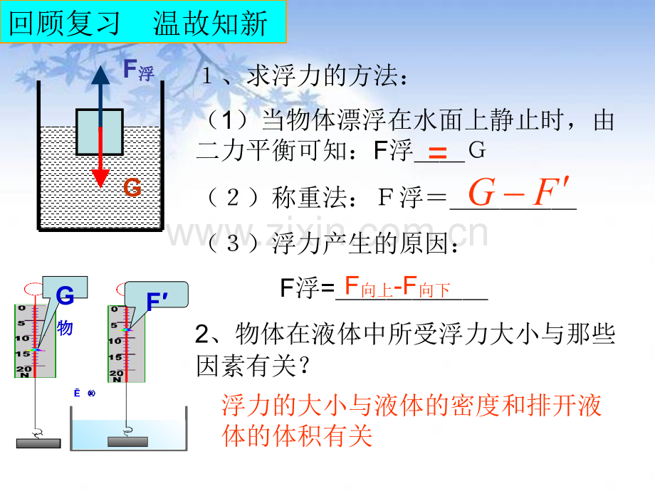 人教版八年级下册物理阿基米德原理.pptx_第1页