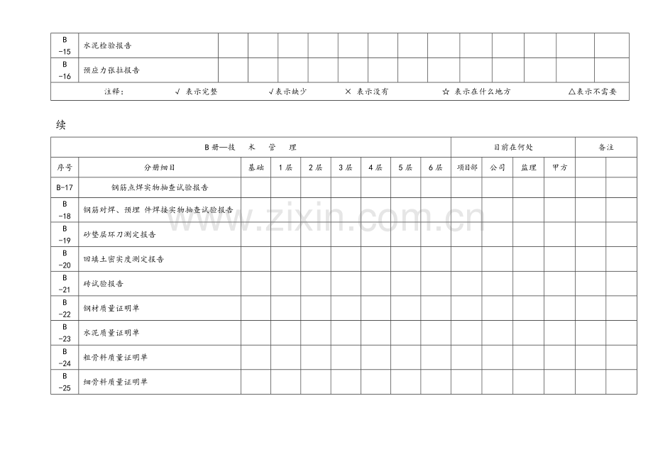 工程施工资料情况动态登记表.doc_第3页