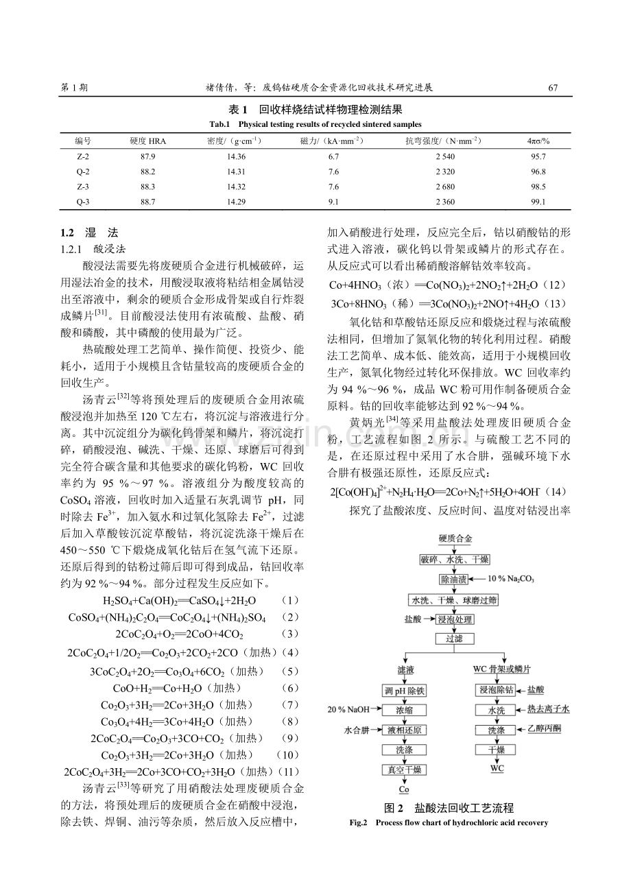 废钨钴硬质合金资源化回收技术研究进展.pdf_第3页