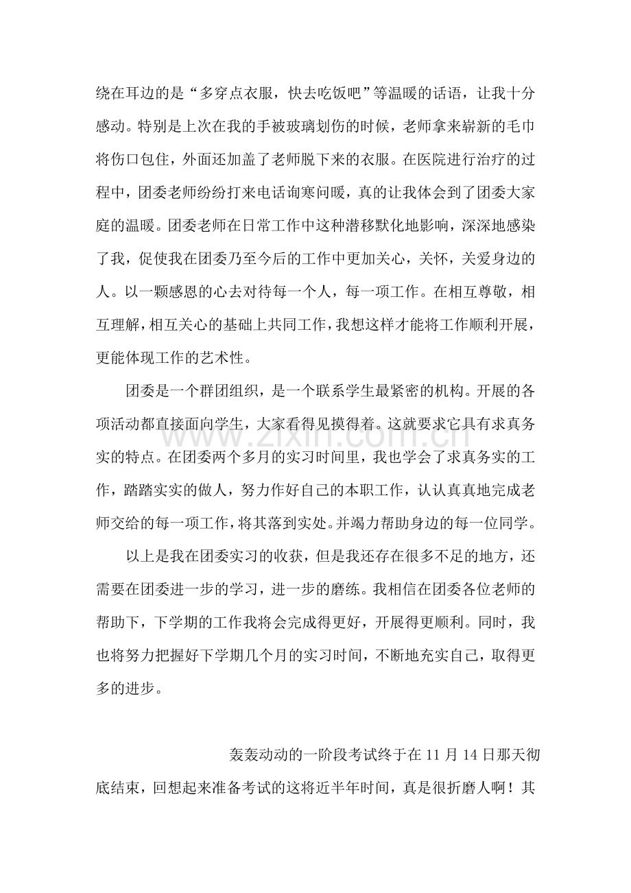 在学校团委实习的报告范文.doc_第2页