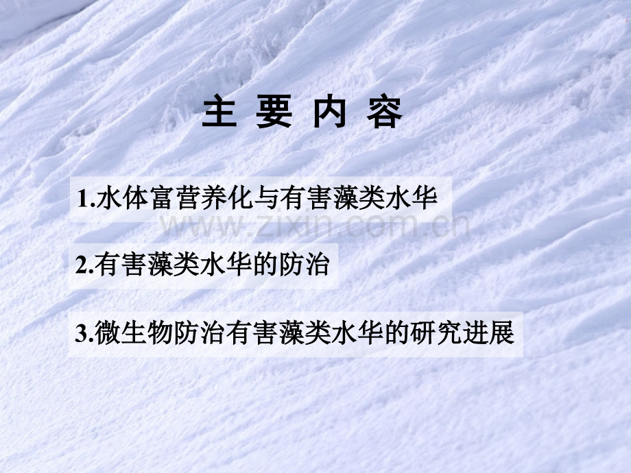 郑州大学生物工程系-环境微生物学有害藻类水华与微生物.pptx_第2页