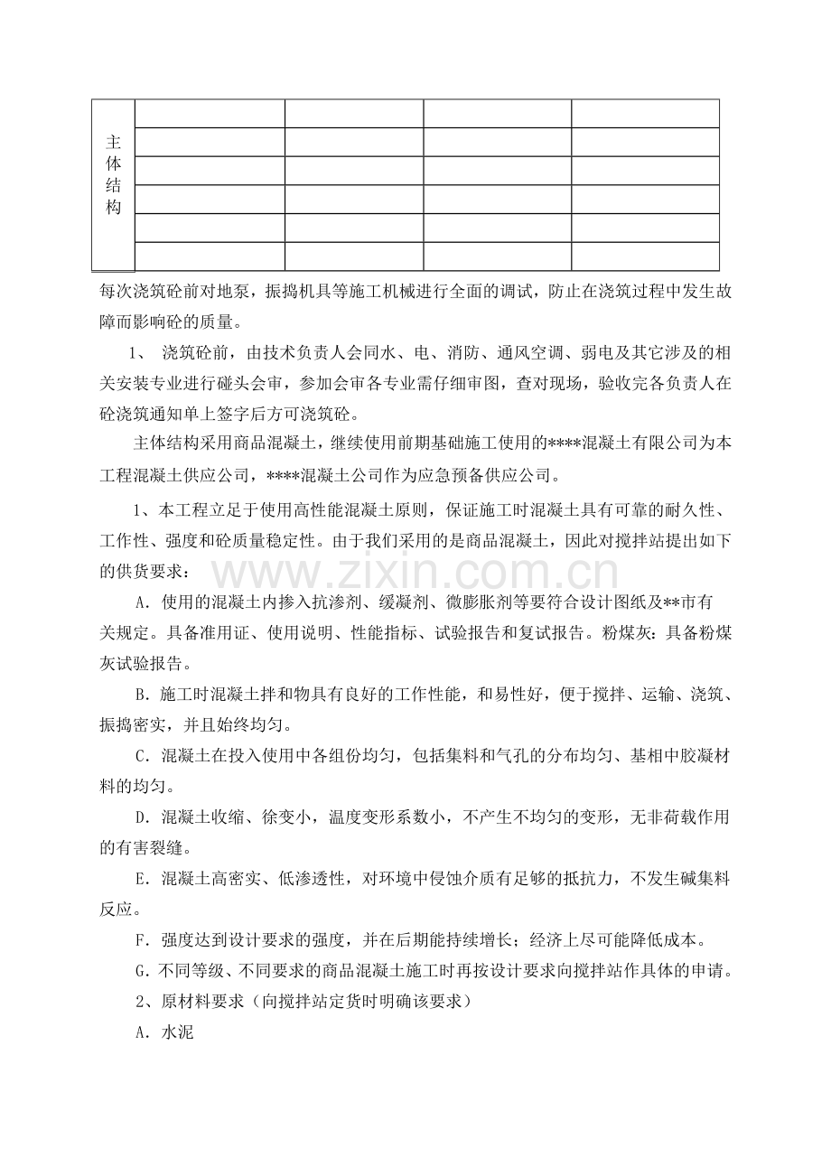 建筑工程主体结构混凝土工程施工方案.docx_第3页