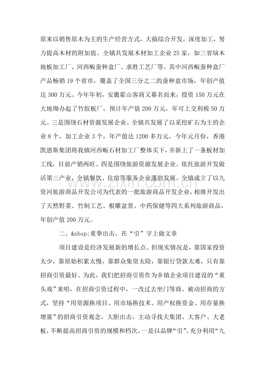 在全县乡镇企业会上的典型发言材料.doc_第2页