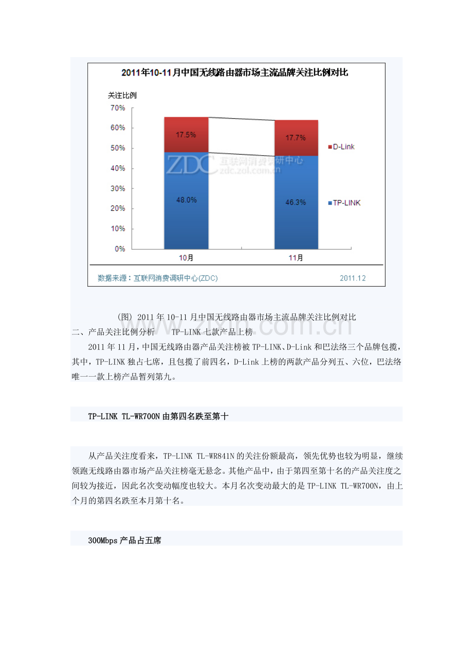 11月中国无线路由器市场分析报告.doc_第3页