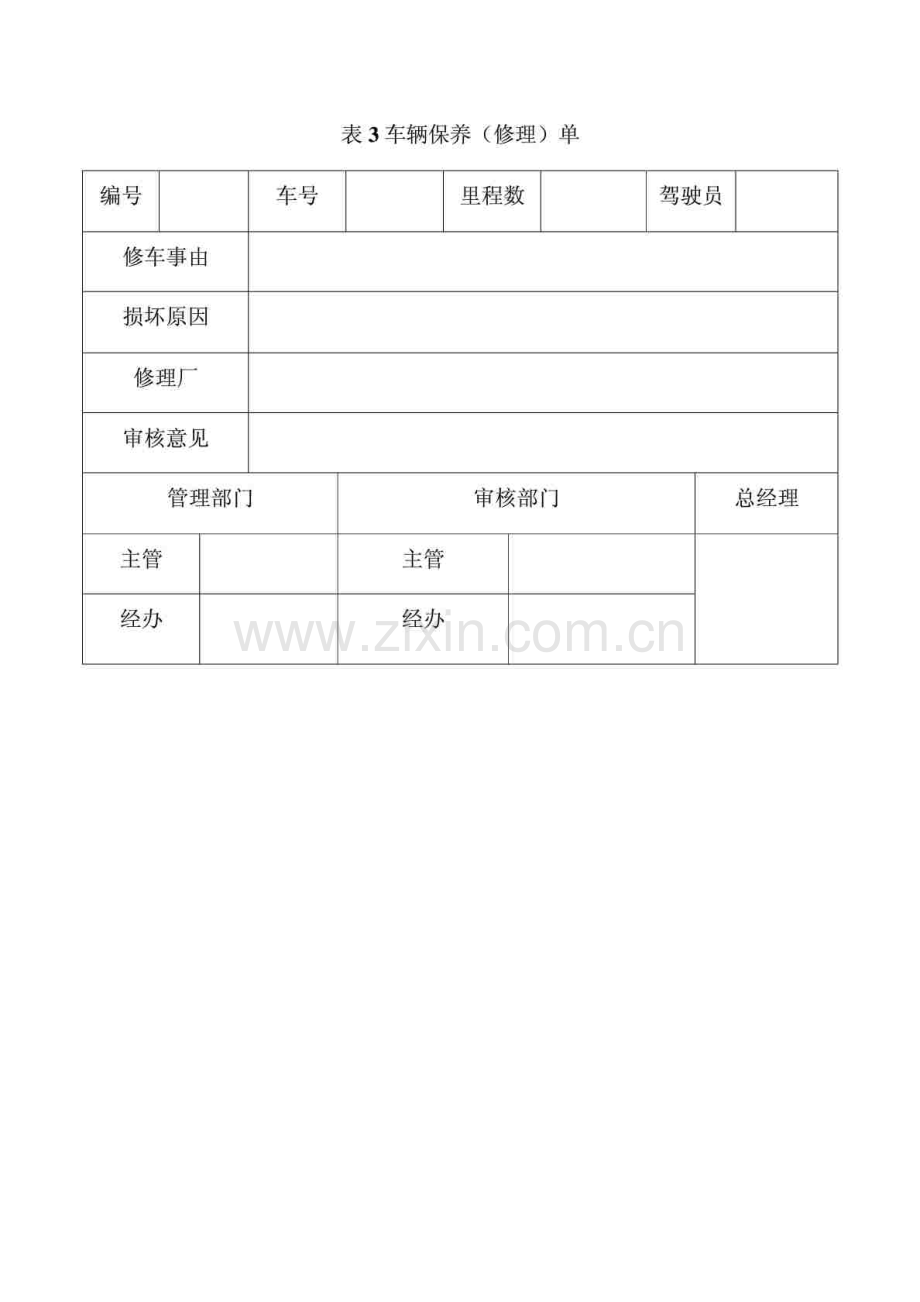 车辆管理实用表格.doc_第3页