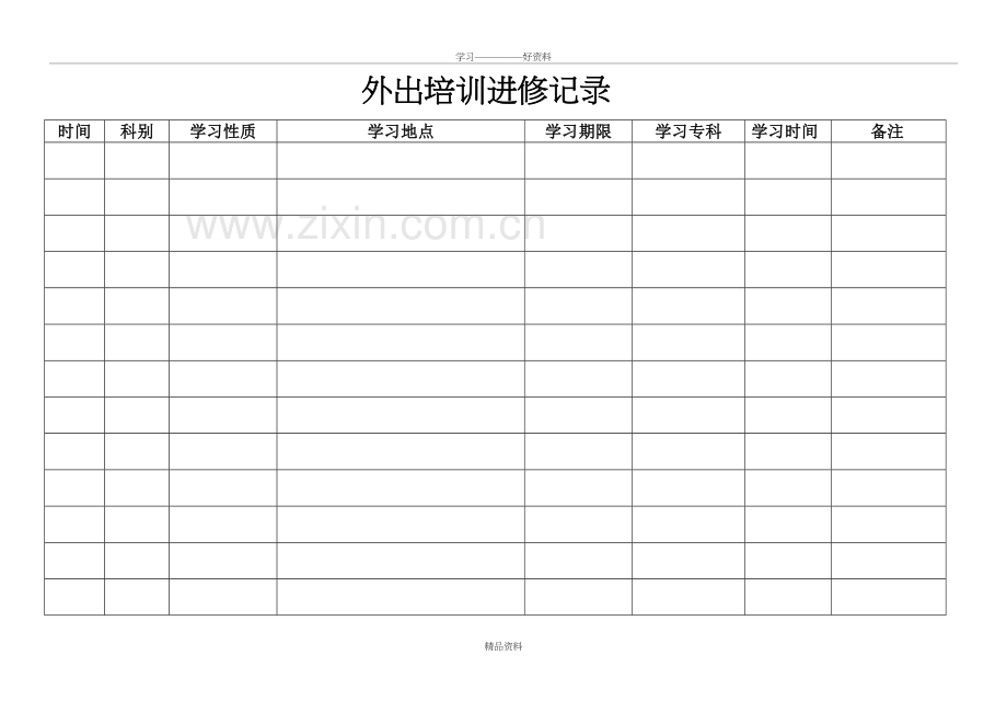 外出培训进修记录教案资料.doc_第2页