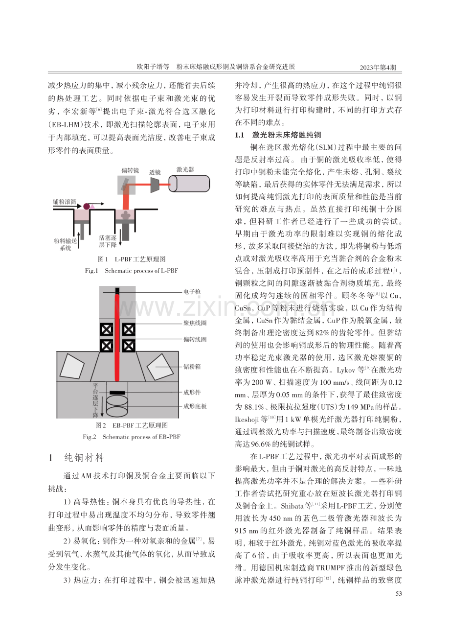 粉末床熔融成形铜及铜铬系合金研究进展.pdf_第2页