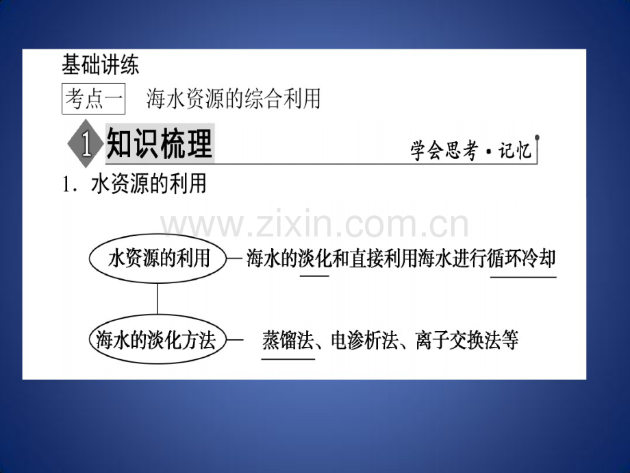 高考化学一轮复习非金属及其化合物专题海水资源的开发利用环境保护和绿色化学课件.pdf_第3页