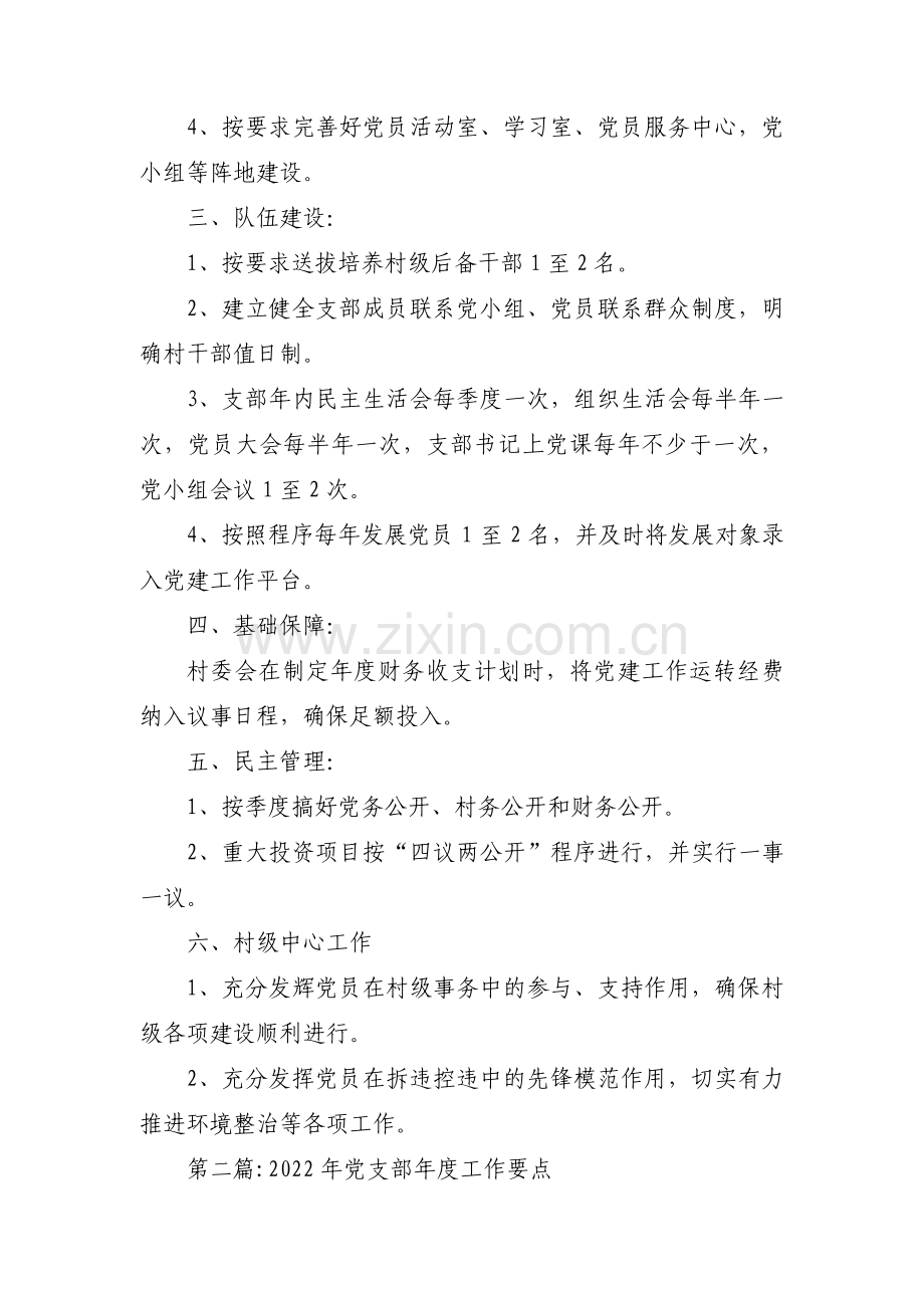 2022年党支部年度工作要点范文九篇.pdf_第2页