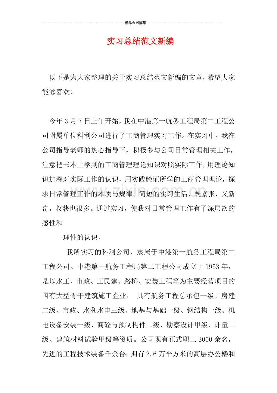 实习总结范文新编.doc_第1页