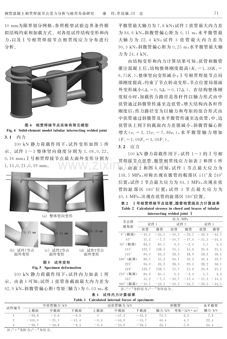 钢管混凝土相贯焊接节点受力分析与疲劳寿命研究.pdf_第3页