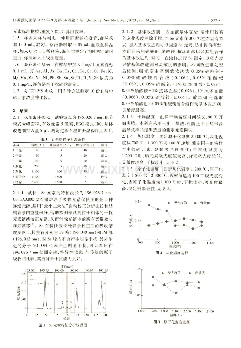 高分辨率连续光源石墨炉原子吸收法直接测定全血中硒.pdf_第2页