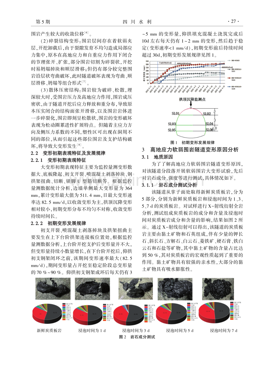 高地应力软弱围岩隧道大变形初期主动控制关键技术.pdf_第2页