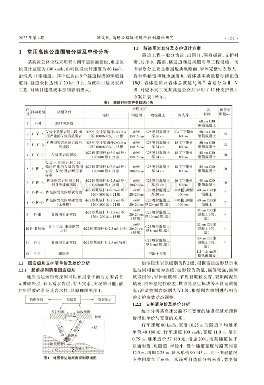 高速公路隧道造价控制措施研究.pdf_第2页