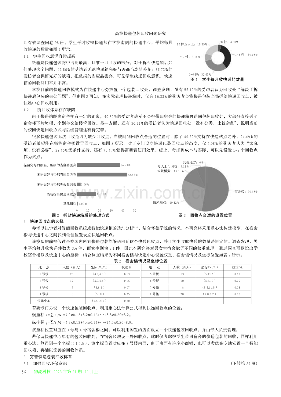 高校快递包装回收问题研究———以常州大学怀德学院为例.pdf_第2页