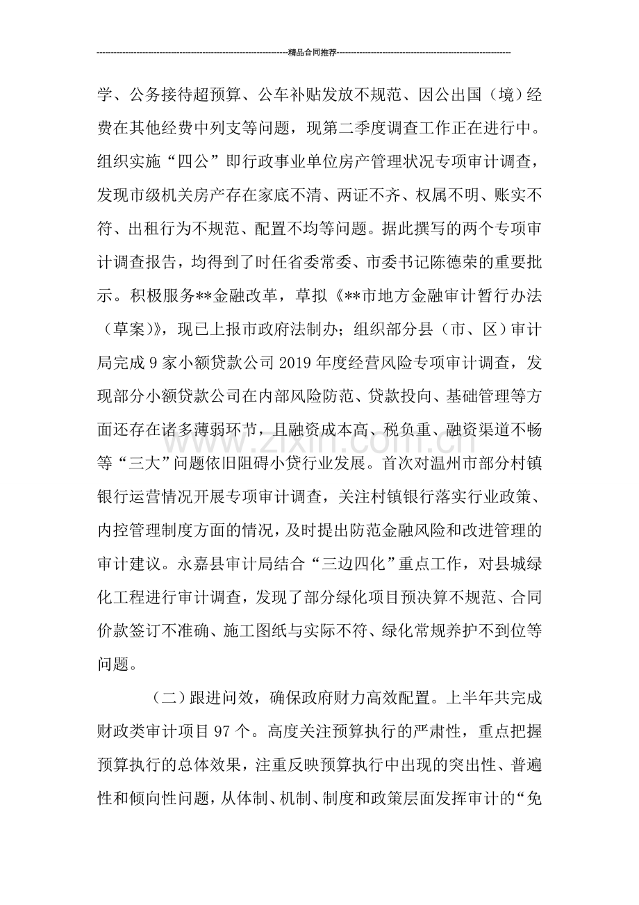 市审计局上半年工作总结精选.doc_第2页