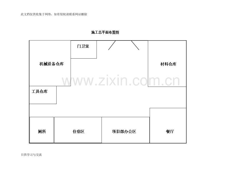 施工总平面图布置教学教材.docx_第1页