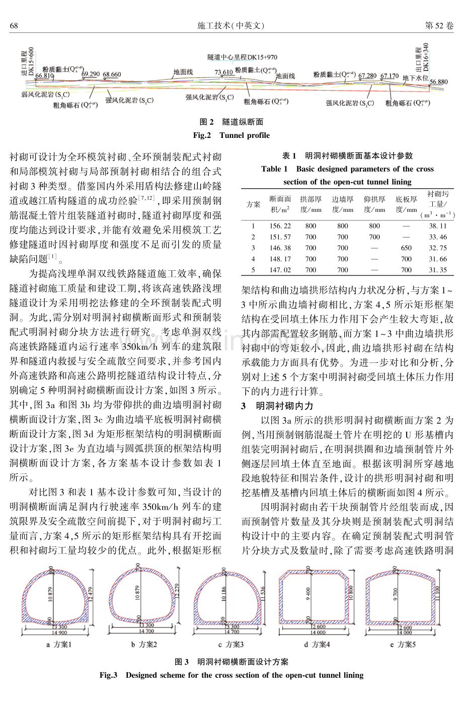 高速铁路大跨度预制装配式明洞分块模式和建造方法研究.pdf_第3页