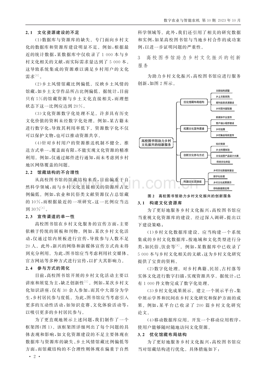 高校图书馆助力乡村文化振兴创新服务的探索与思考.pdf_第2页