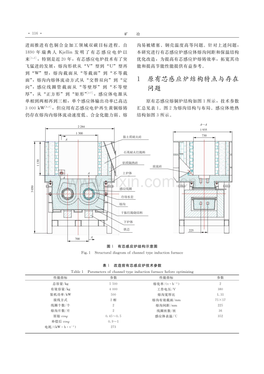 工频有芯感应熔铜炉感应体优化改造.pdf_第2页