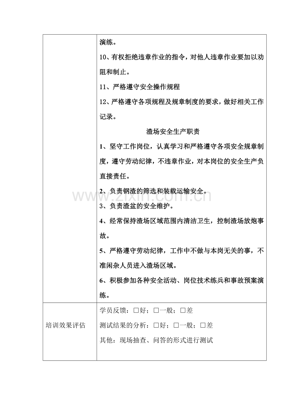 安全生产责任制与权限的培训记录2..doc_第2页