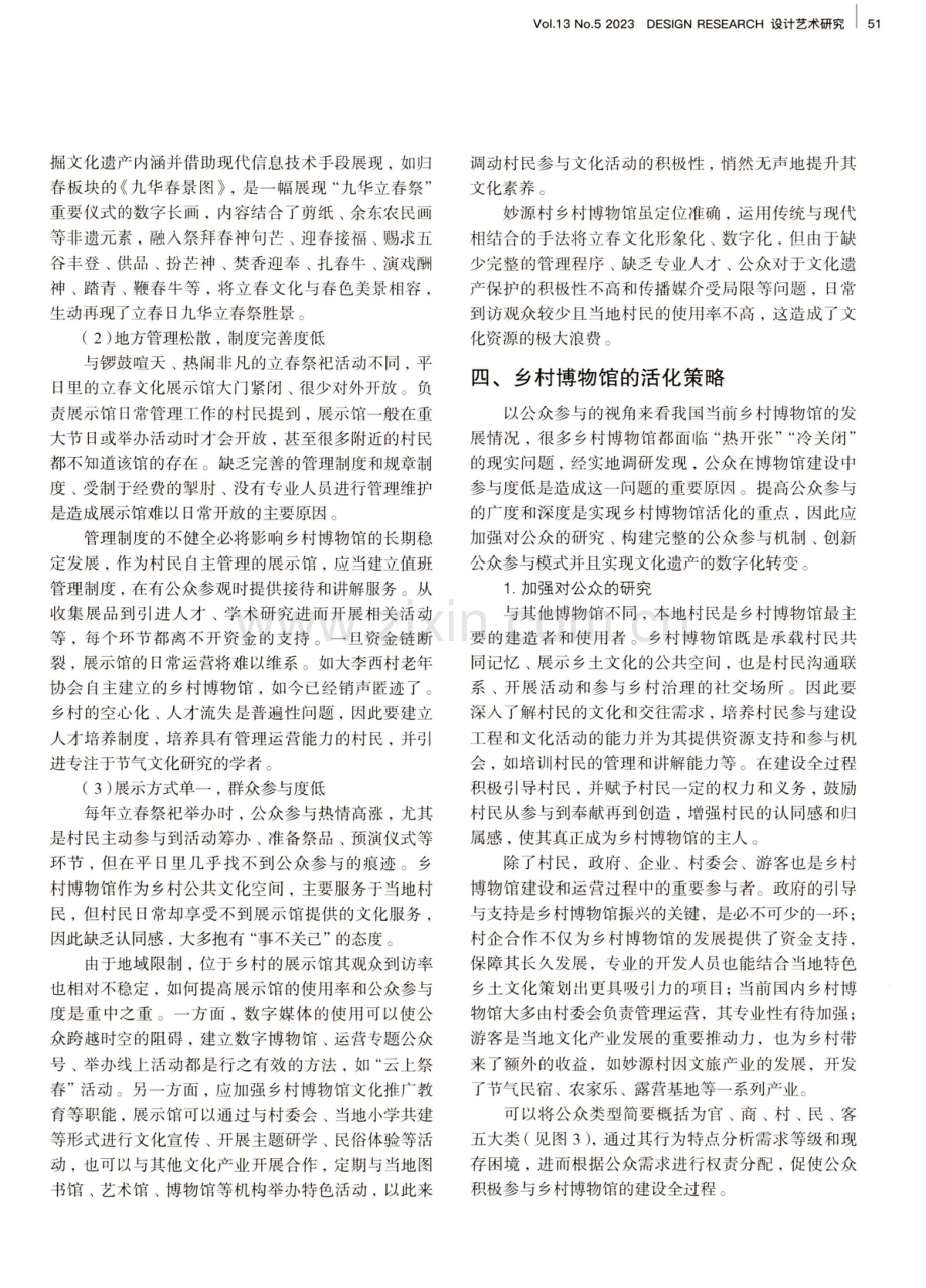 公众参与视角下乡村博物馆活化策略研究——以衢州市妙源村为例.pdf_第3页