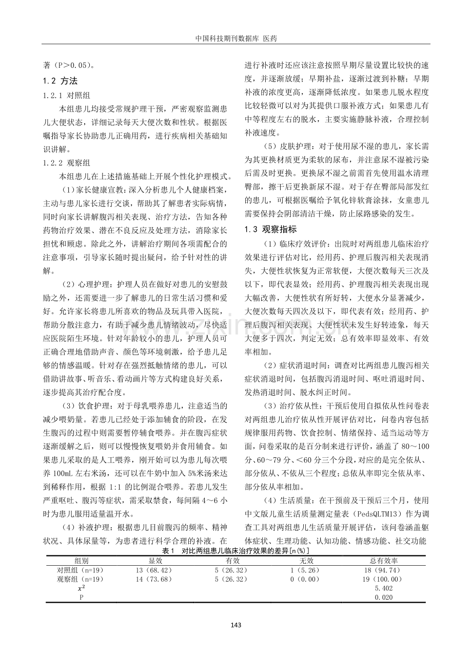 个性化护理模式对常见肠道病毒腹泻患儿疗效分析.pdf_第2页