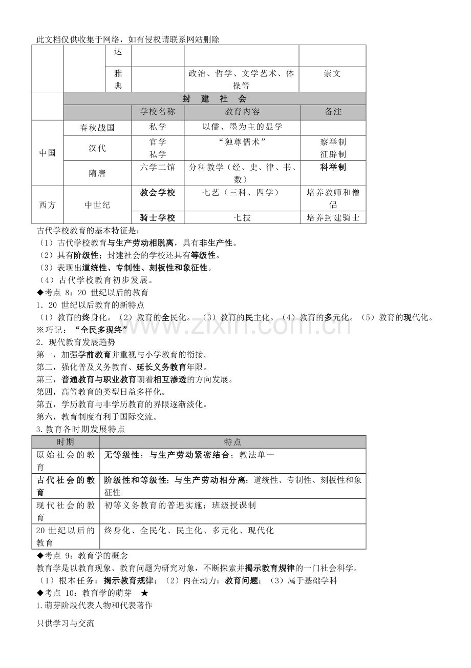 教师招聘考试—教育学心理学知识点整理(通用版)知识讲解.doc_第2页