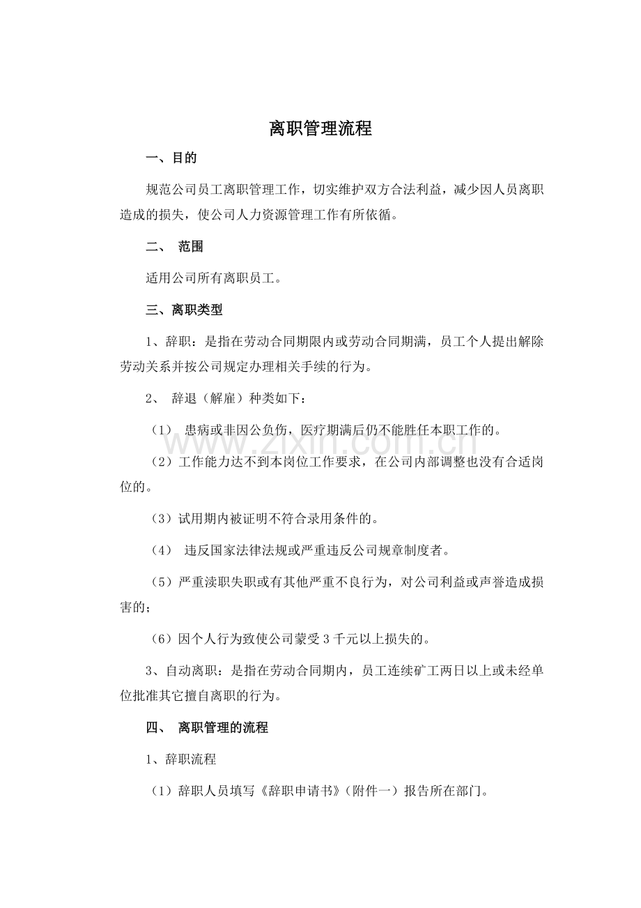 2017企业员工离职管理流程.doc_第1页