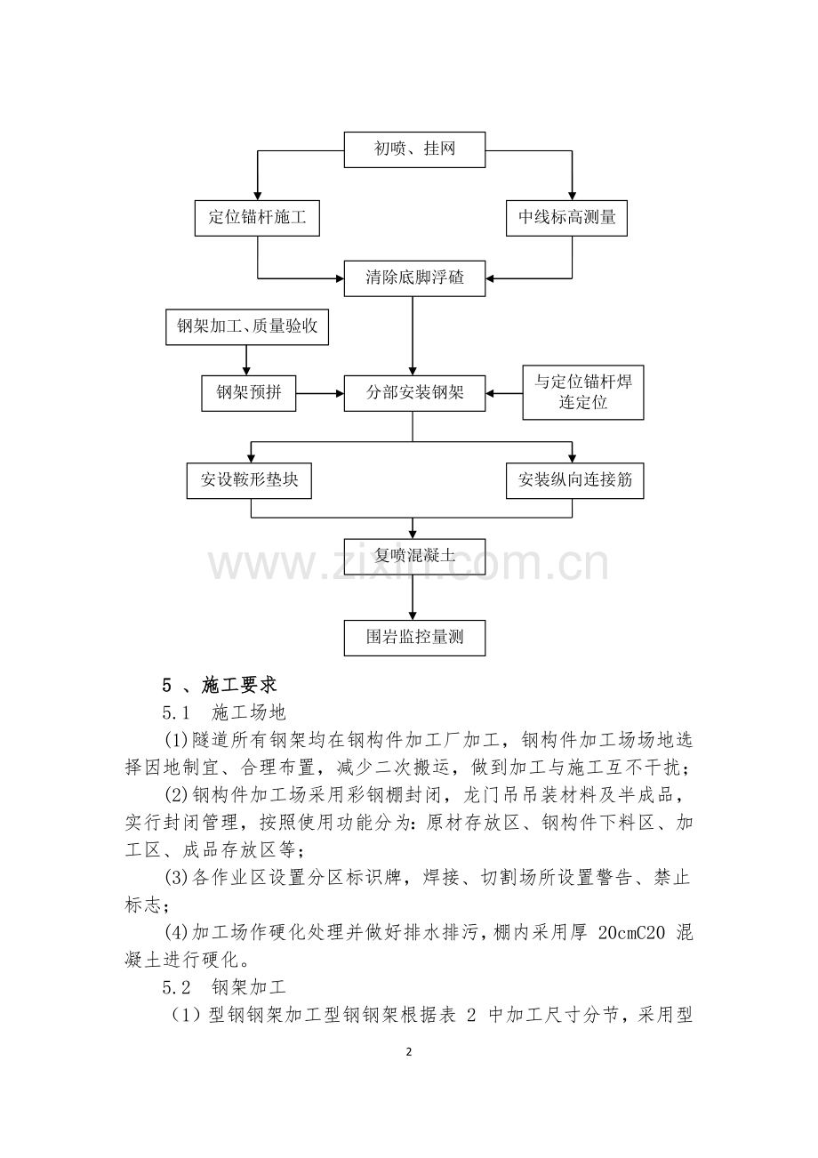 7、隧道钢拱架施工作业指导书.doc_第3页