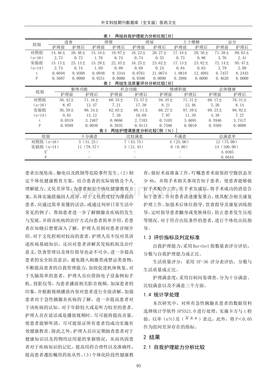 个体化健康教育在急性胰腺炎护理中的临床应用效果研究.pdf_第2页