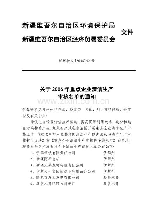 重点企业清洁生产审核程序的规定.doc