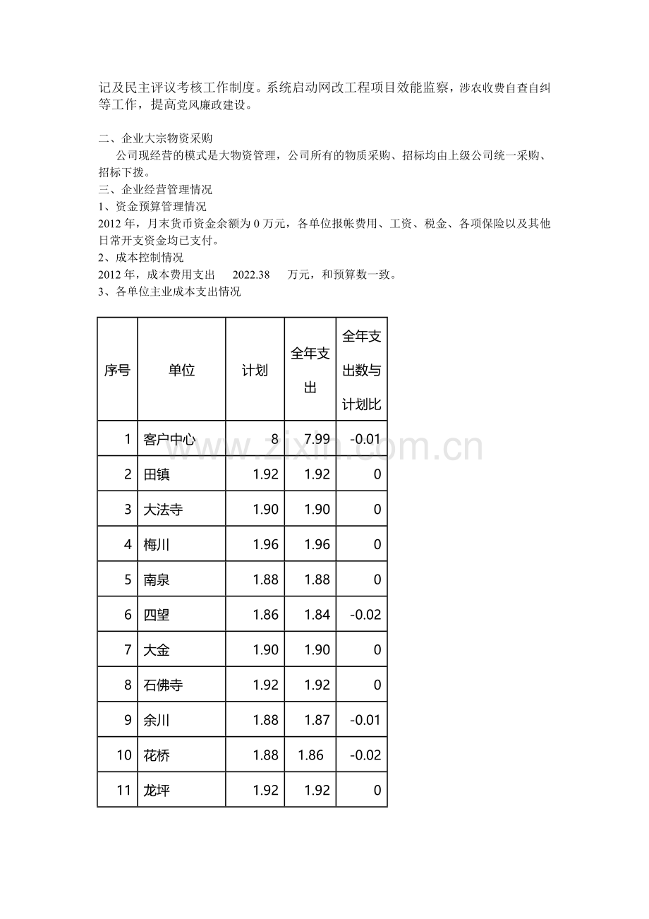 武穴市供电公司二0一二年全年厂务公开内容.doc_第2页