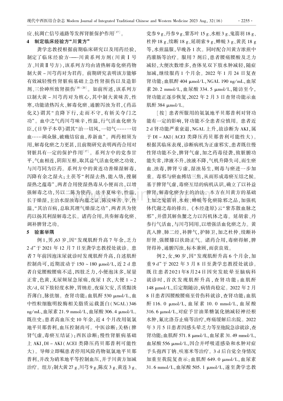 龚学忠教授治疗药物致急性肾损伤学术思想探微.pdf_第3页