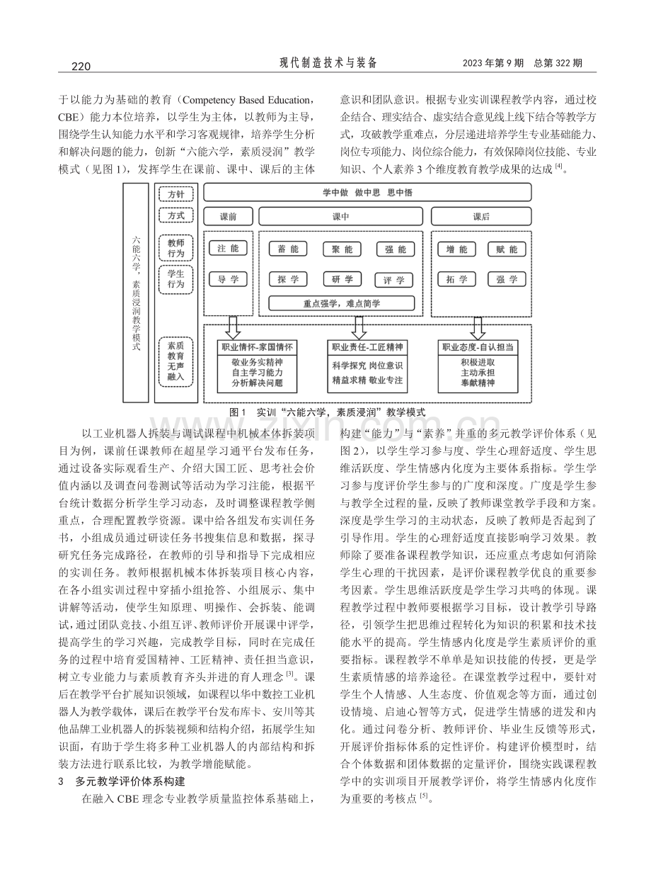 高职院校机电设备技术专业实训课程改革研究与实践.pdf_第2页