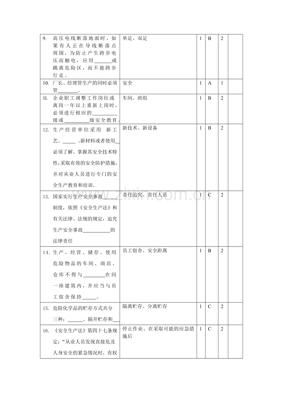 安全应知应会试题..doc_第2页