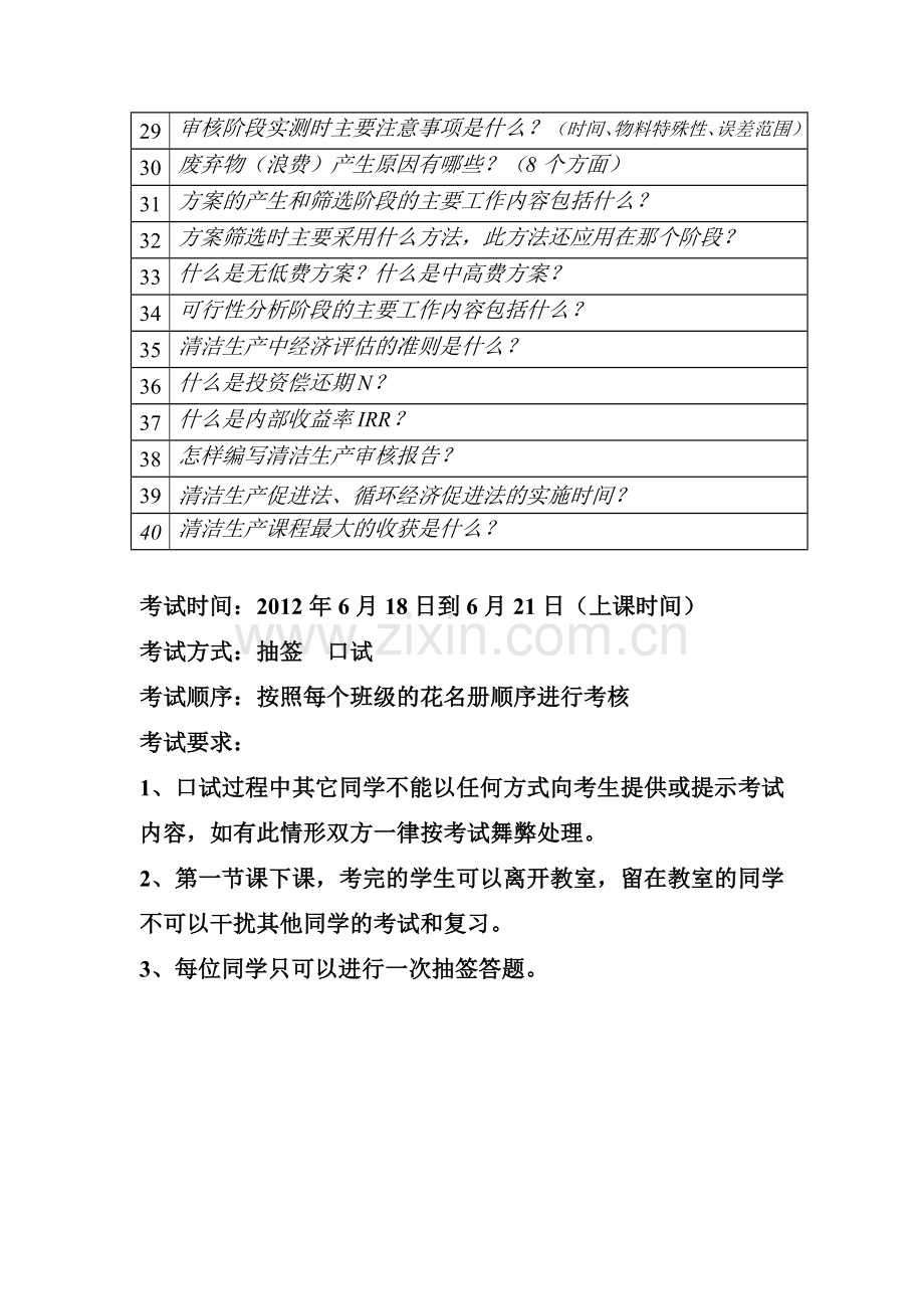 2012上清洁生产考查复习题.doc_第2页