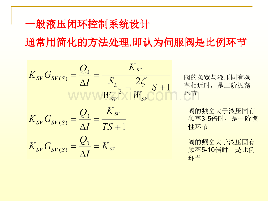 液压伺服控制系统的建模与分析.pptx_第1页